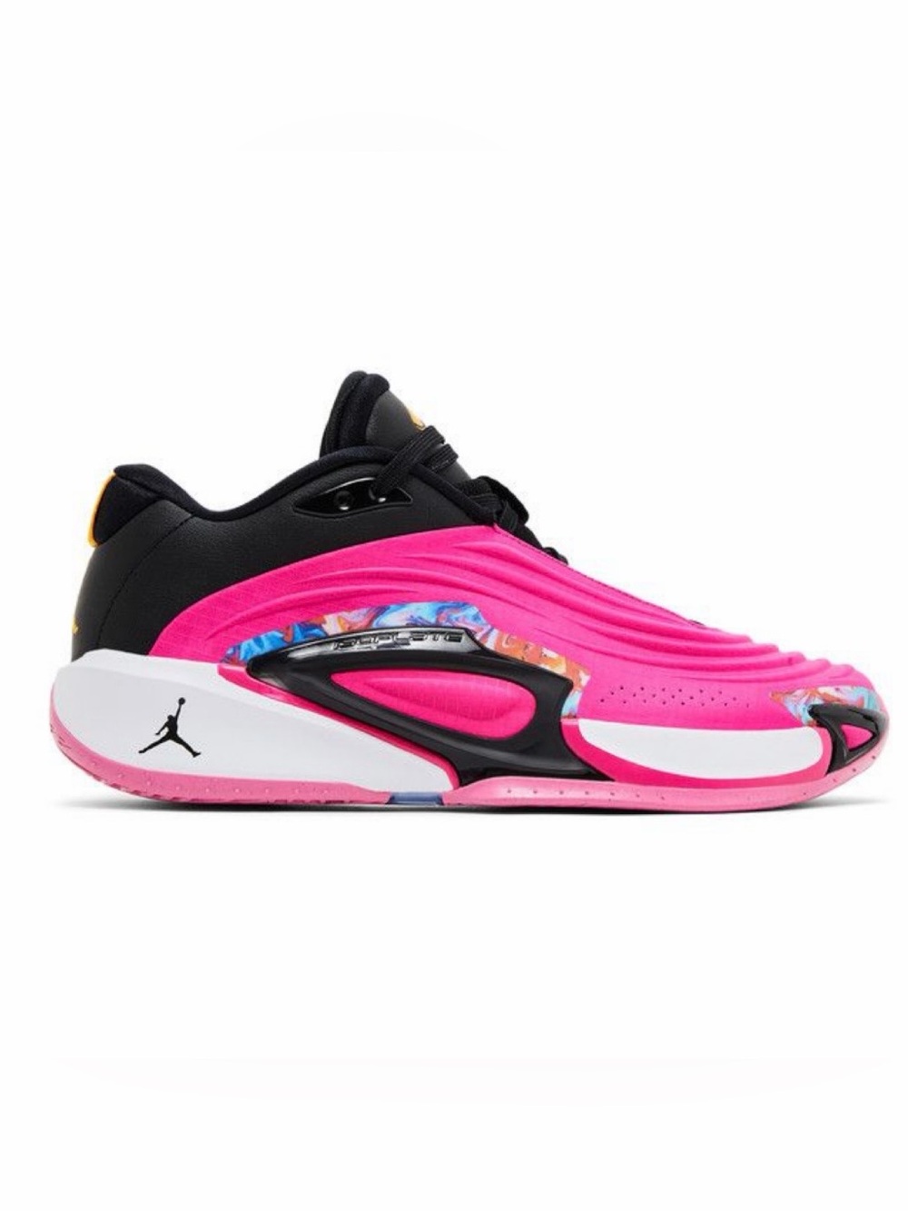 Jordan Men's Pink and Black Low-Top Athletic Sneakers - FQ1284‑600
